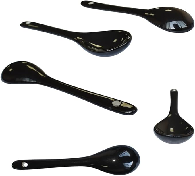 8 Color Porcelain Egg Spoons Ceramic Spoons 5 inch Coffee Dessert Yogurt Tea Milky Tea