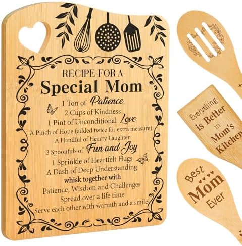 Mom Birthday Gifts, Gifts for Mom Gifts from Daughter Cutting Board by Unknown