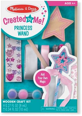 Melissa & Doug Created by Me Princess Wand Wooden Craft Kit by Unknown