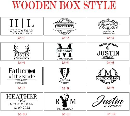 Personalized Knife With Box For Groomsmen - Custom Engraved Pocket Knives for Men, Groom, Best Man, Groomsmen, Father Of The Bride Gifts for Wedding, Groomsman Proposal Gift, Bachelor Party - Image 6