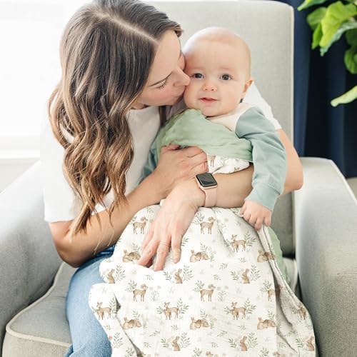 Konssy Soft Muslin Baby Blanket for Unisex Boys & Girls, 30 x 40 Inch - Image 2