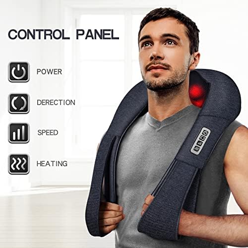 Mo Cuishle Women Men Gifts, Shiatsu Back Shoulder & Neck Massager with Heat - Image 2