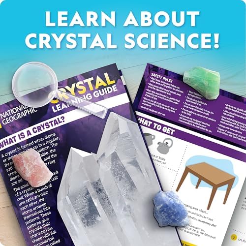 National Geographic Mega Crystal Growing Kit with 8 Crystals Ages 8-12 - Image 6