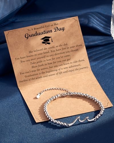 Tarsus Graduation Gifts for Her, Through Waves of Life, Class of 2026, 8th Grade, High School, College, Masters Degree, Graduation Bracelet for Friend Daughter Sister Granddaughter... - Image 6