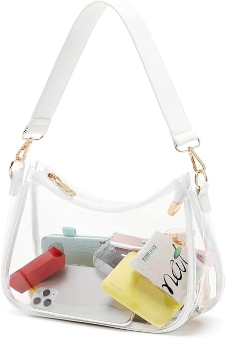 Shoulder Bags for Women, Cute Hobo Tote Handbag Mini Clutch Purse with Zipper Closure