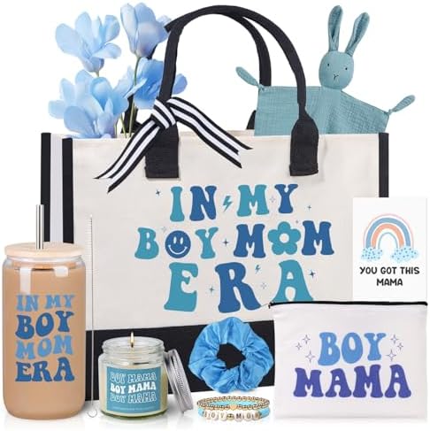 Boy Mom Gift Basket, Boy Mom Gifts, New Mom Care Package With 10 Thoughtful Present For First Time Moms, Postpartum Recovery & Self Care, Perfect For Pregnant Or Newborn Celebration, Mothers Day by Soyminer