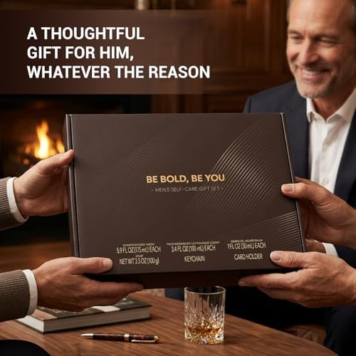 Rinse & Robust Gifts for Men 10Pcs Gift baskets for Men, Sandalwood Bath and Body Works Men Gifts for Birthday for Dad Boyfriend Husband - Image 6