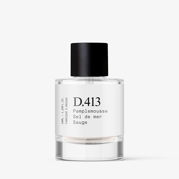 – D.413 – Eau de Parfum Inspired by J.o M.alone W.ood S.age & S.ea S.alt, Made in Grasse (France), Long-Lasting Perfume for All, Sage & Grapefruit, Vegan – Spray 50 ml | 1.7 fl. oz.
