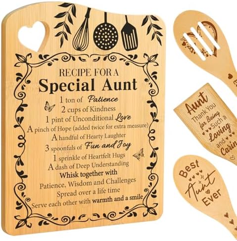 Aunt Birthday Gifts, Auntie Gifts for Women Cutting Board by Unknown