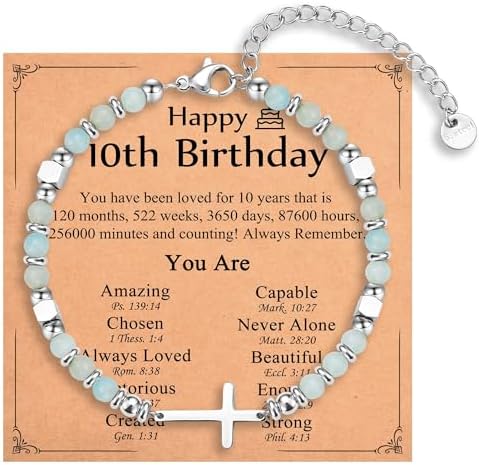 Religious Cross Bracelet for Women Girls, Christian Gifts by IKIATY