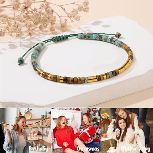 JoycuFF Morse Code Bracelets Christmas Birthday Gifts for Women Her - Image 7