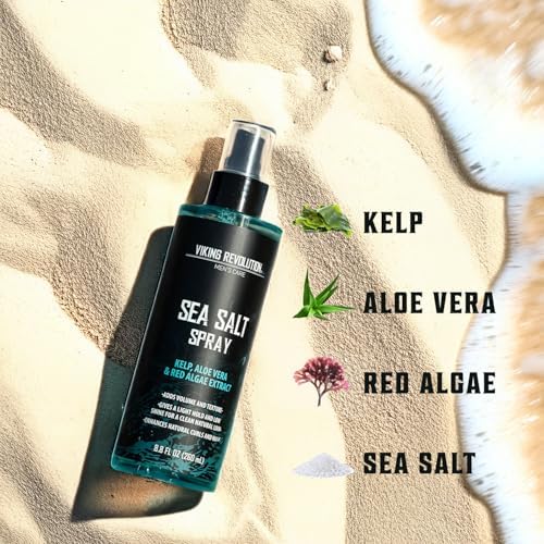 Viking Revolution Sea Salt Spray for Men - Hair Texturizing Spray 8.8 oz - Image 2
