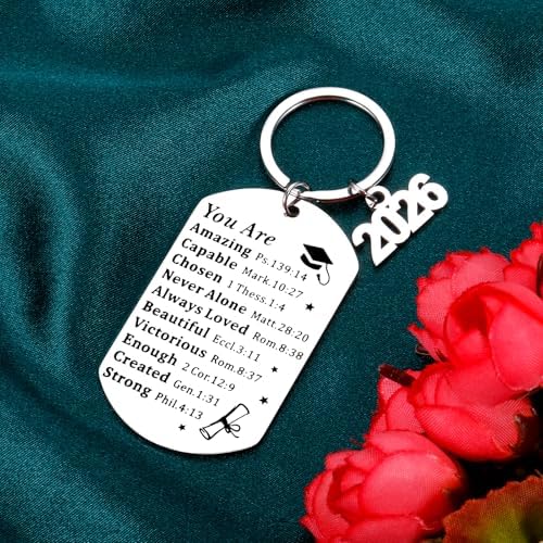 2026 Graduation Gift for Him Her Class of 2026 Keychain Graduation Gifts - Image 5