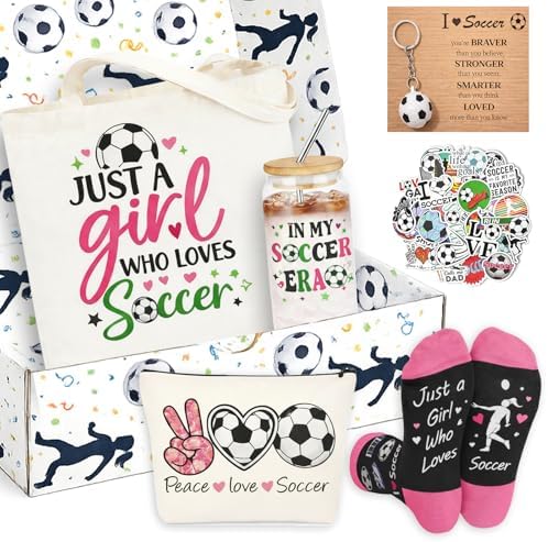 Soccer Gifts for Teen Girls Coach Women, Sport Lovers Gift Set by Jioigftsy