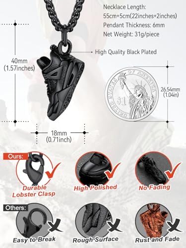 FaithHeart Sports Necklace for Men Women, Stainless Steel Gold Plated 3D Football/Soccer/Basketball/Volleyball Pendant Jewelry with Delicate Gift Packaging - Image 6