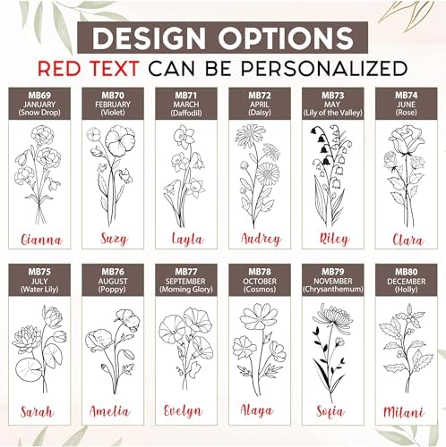 Personalized Birth Flower Memory Box, Birthday Gift for Girls & Teens - Image 2