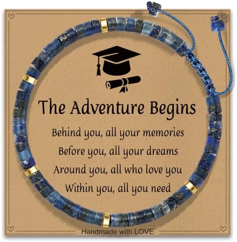 AGOT Thank You Gifts for Women: Teacher Appreciation Office Gifts for Coworkers Employee Boss Lady Manager Colleague Natural Stone Bracelet by AGOT