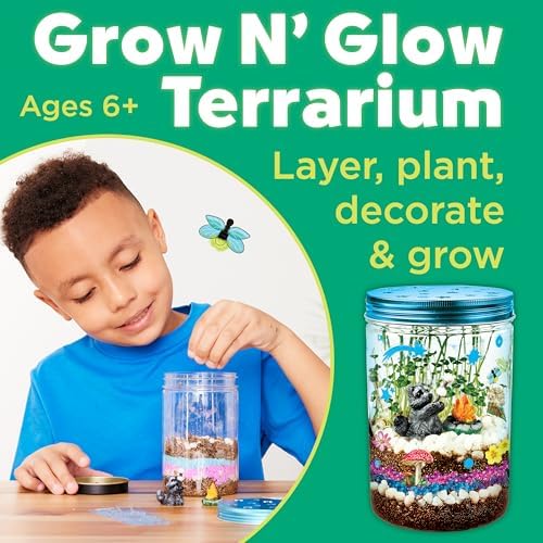Creativity for Kids Grow 'N Glow Terrarium Kit - Educational Science Kits | Screen Free Summer Fun Activities | Gifts for Boys and Girls | Craft and STEM Projects (Ages 6+) - Image 5