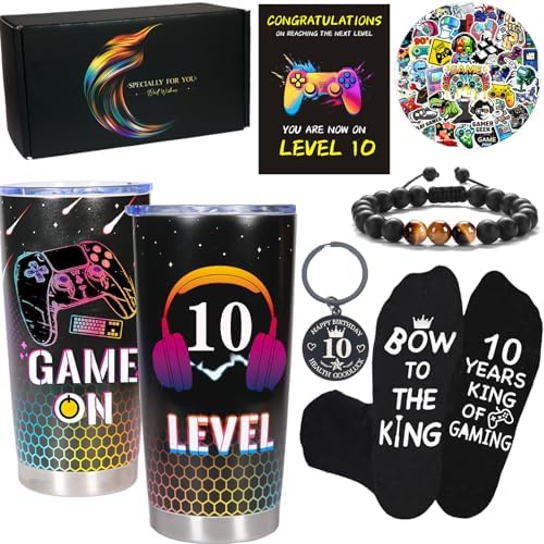 Carselage 10 Year Old Boy Gifts, 10th Birthday Gifts Decorations for Son by Carselage