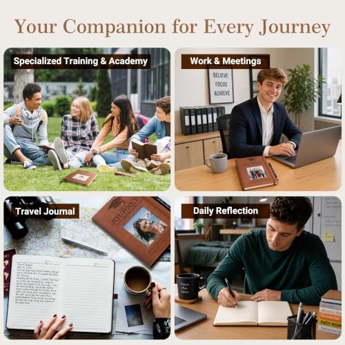 Graduation Gift for Her Him Journal with Photo Frame - A New Journey Awaits A5 Notebook & Pen Gift Set, Memorable Farewell Gift for Coworker, Retirement Gifts for Women, Going Away, New Job - Image 2