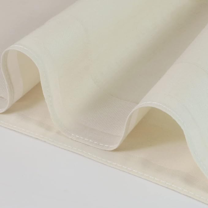 HOULIFE Men's Cotton Handkerchiefs, Solid Color 60S Soft Cotton Hankies for Men Women 6/12PCS 15.7"×15.7"