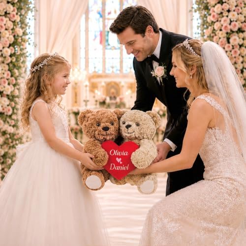Personalized Teddy Bear with Name & Text- Custom Stuffed Animal 2 Pack - Image 2
