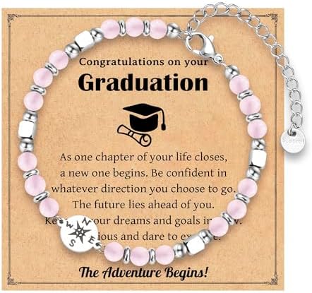 2026 Graduation Gifts for Women Her, Compass Bracelet for Girls Women by IKIATY