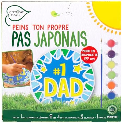 Creative Roots Paint Your Own Stepping Stone Kit, #1 Dad - Image 2