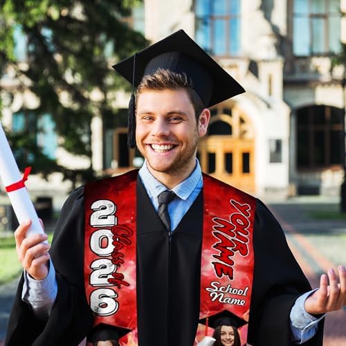 Custom Graduation Stole for Class of 2026 Personalized Unisex Graduation Sash Unique Gifts for Him Her - Image 3