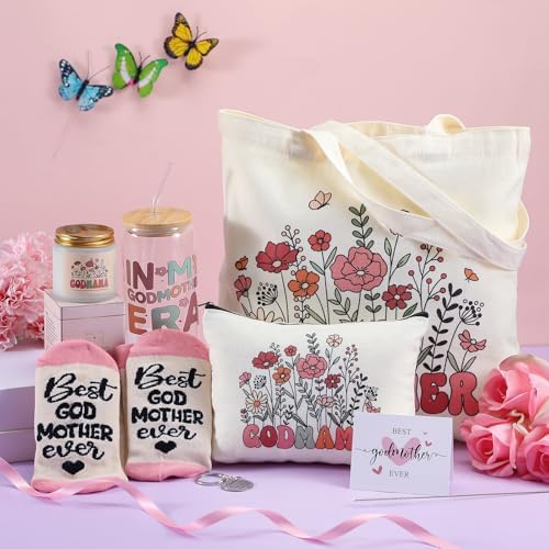 Funnymoom 6 Pcs Godmother Proposal Gifts Set Will You Be My Godmother - Image 2