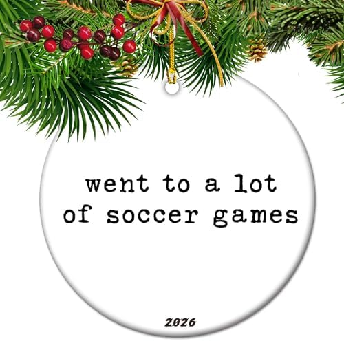 Went to A Lot of Soccer Games 2026 Ceramic Keepsake, North America Soccer Memories Gift, Sports Lover Commemorative Memorial for Dedicated Fans by Vexorion