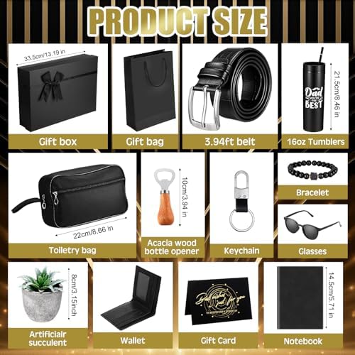 Skylety 12 Pcs Christmas Birthday Gift Set for Men, Best Dad - Image 2
