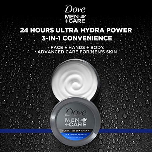 Dove Men+Care Ultra Hydra Cream, Face, Hands and Body care, All Skin Types, 48-Pack of 2.53 Oz Each - Image 3
