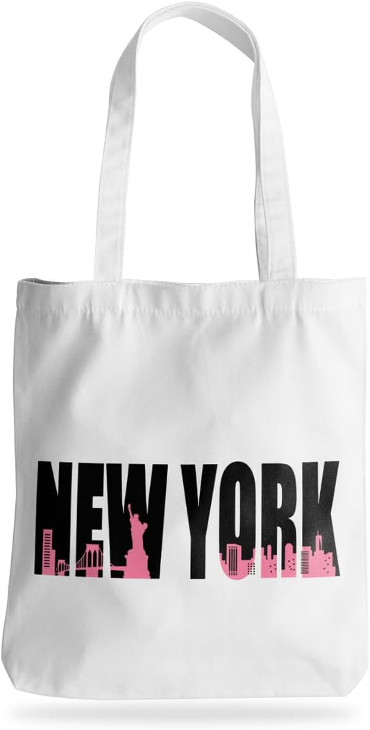 Jeilink New York Souvenirs and Gifts Beach Weekender Tote Travel Reusable Grocery Bags Girls Trip