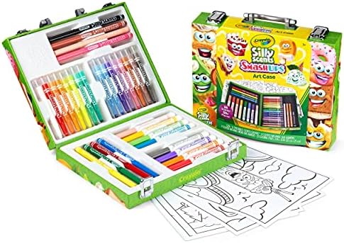 Crayola Silly Scents Mini Inspiration Art Case, Scented Crayons & Markers Set, Art Kit for Kids, Coloring Supplies, Travel Gifts for Kids, Ages 4+ - Image 4