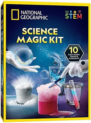 National Geographic Magic Chemistry Set with 10 Tricks for Kids Ages 8-12 by BlueMarbleToys