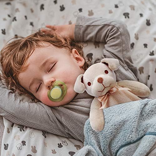 Pro Goleem Dog Security Blanket Brown Soft Puppy Lovey for Boys and Girls Unisex Lovie Baby Gifts for Toddler and Infant Snuggle Toy Stuffed Animal 16 Inch - Image 2