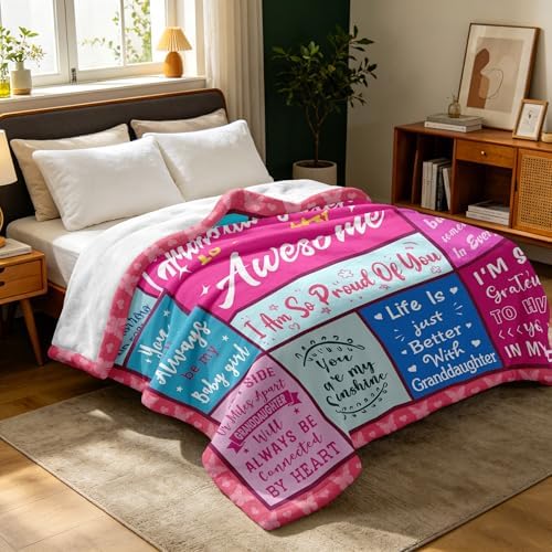 Granddaughter Gifts from Grandma, Blanket for Granddaughter 60"x50" - Image 5