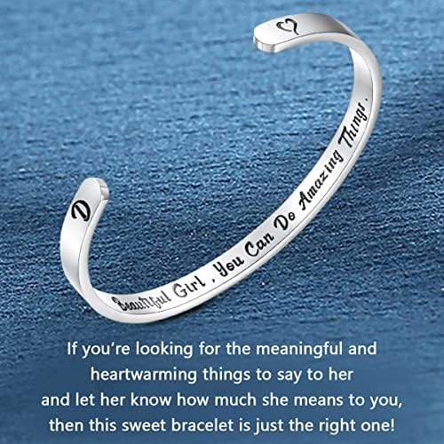 SAM & LORI Personal Bracelets for Teen Girls/Women - Meaningful Jewelry Gifts (Various Designs) for Best Friend/Daughter/Granddaughter/Niece/Sister/Mom/Aunt - Image 3