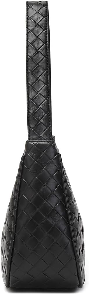 Shoulder Bags for Women, Cute Hobo Tote Handbag Mini Clutch Purse with Zipper Closure