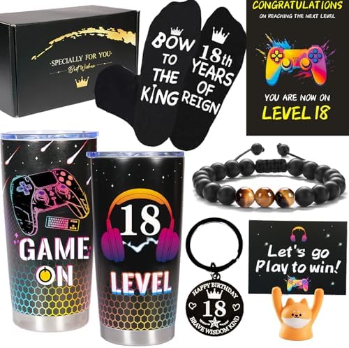 Carselage 18 Year Old Boy Gifts, 18th Birthday Gifts Decorations for Son by Carselage