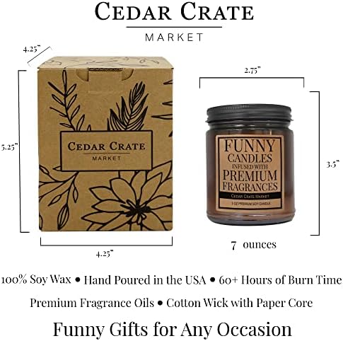 Graduation Gifts 2025 High School College | Funny Graduation Birthday Gift | Proud of You Gifts | Congratulations Presents for Women Men | Handmade in USA | Bamboo + Cypress Scented Candle | 100% Soy - Image 3