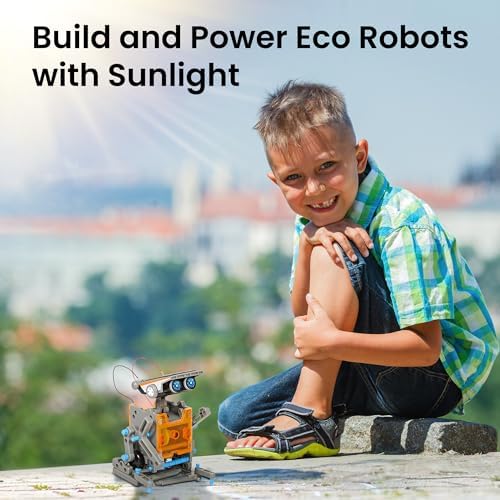 Sillbird 12-in-1 Solar Robot Building Kit STEM Gift for Boys Ages 8-13 - Image 3