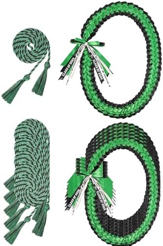 TFTAFAN Graduation Leis and Graduation Honor Cords Class of 2026 Graduation Ribbon Lei Graduation Necklace Braided Necklaces gift for Student Gifts Party Supplies by Unknown