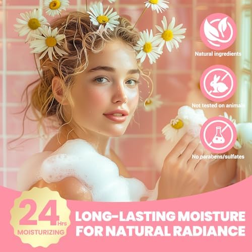 Self Care Gifts for Women, Spa Luxetique Bath and Body Gift Set, 8pcs Daisy Gift Baskets for Women with Bubble Bath, Lotion, Spa Kit, Valentines Day Basket - Image 5