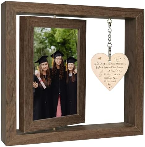 EYITUPC Rustic Wooden Double-Sided 2026 Graduation Frame Gifts for Him Her by EYITUPC
