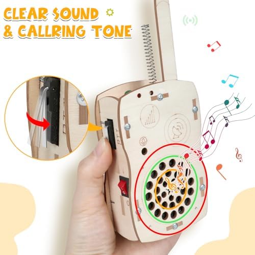 Stem Projects Walkie Talkies Toys for Boys Age 8-12 12-14 Science Kit - Image 2