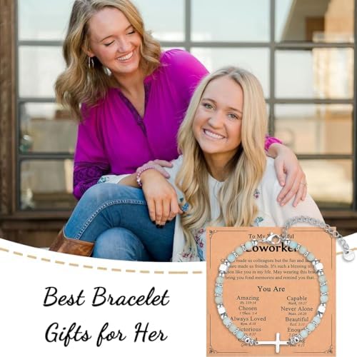 Religious Cross Bracelet for Women Girls, Christian Gifts - Image 3