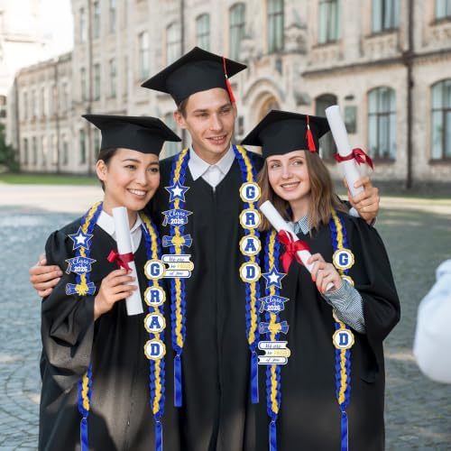 Tifeson Graduation Leis Decorations 2026 - Handmade Double Braided Graduation Ribbon Leis with Glitter Pins for Him Her High School College Congrats Grad Gifts Party Supplies - Image 6