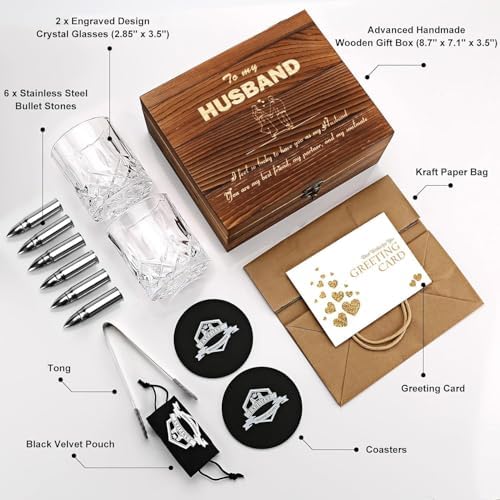Whiskey Gifts for Men Husband, Anniversary Birthday Bourbon Gifts for Him - Image 2